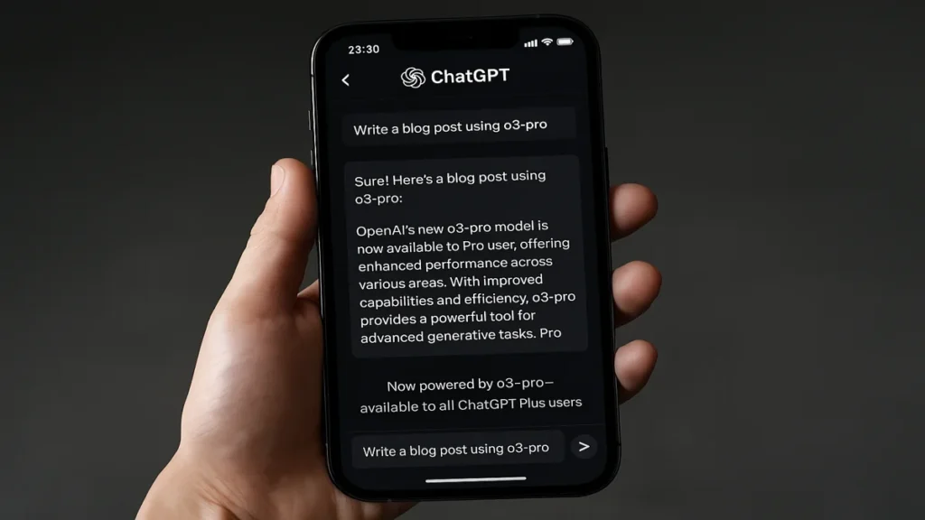 OpenAI o3-pro in ChatGPT and API: Full Rollout Guide 1 OpenAI o3-pro